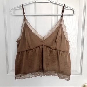 little moon SEDUM CAMI, size S, in brown